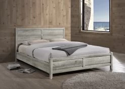 Alice Bed Queen White Ash Colour