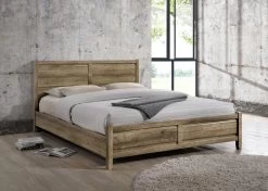 Alice Bed Double Oak Colour