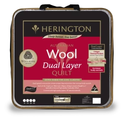 Wool Dual Layer Queen Quilt By Herington