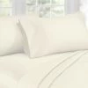 1000TC Cotton Sateen Ivory King Sheet Set By Phase 2 -Best Bedding Store 2 107 1 1