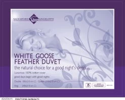 Double Quilt - 100% White Goose Feather -Best Bedding Store 690594 3 1