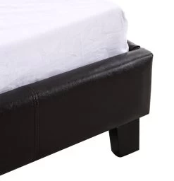 Single PU Leather Bed Frame Brown -Best Bedding Store 800717 4