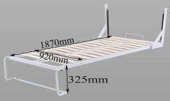 Palermo Single Size Wall Bed Mechanism Hardware Kit -Best Bedding Store 821343 6