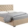 Linen Fabric Queen Gas Lift Storage Bed Frame - Beige 2 Linen Fabric Queen Gas Lift Storage Bed Frame - Beige -Best Bedding Store 821613 1
