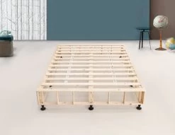 Palermo King Single Ensemble Bed Base Platinum Natural Sand Linen Fabric -Best Bedding Store 823211 3