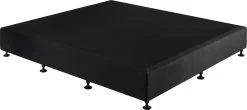 Palermo King Ensemble Bed Base Midnight Black Linen Fabric -Best Bedding Store 823261 4 1