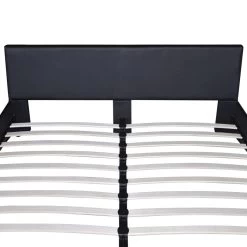 Bed Frame Black Faux Leather King Size -Best Bedding Store 8718475576938 g en hd 4