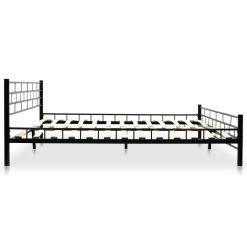 Bed Frame Black Metal 183x203 Cm -Best Bedding Store 8718475711551 g en hd 2