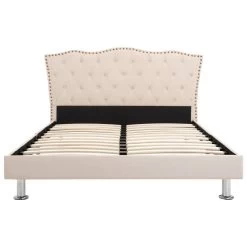 Bed Frame Cream Fabric 106x203 Cm King Single -Best Bedding Store 8719883580050 g en hd 2