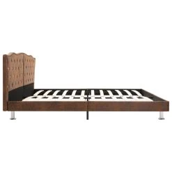 Bed Frame Brown Fabric 183x203 Cm King 12 Bed Frame Brown Fabric 183x203 Cm King -Best Bedding Store 8719883580166 g en hd 3