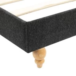 Bed Frame Dark Grey Burlap 106x203 Cm King Single -Best Bedding Store 8719883580173 g en hd 5