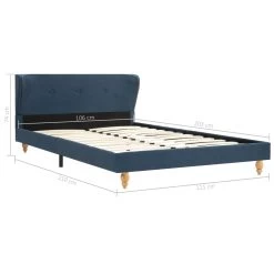 Bed Frame Blue Fabric 106x203 Cm King Single -Best Bedding Store 8719883580258 g en hd 6
