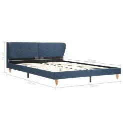 Bed Frame Blue Fabric 183x203 Cm King -Best Bedding Store 8719883580289 g en hd 6