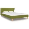Bed Frame Green Fabric 106x203 Cm King Single 1 Bed Frame Green Fabric 106x203 Cm King Single -Best Bedding Store 8719883580296 a en hd 1