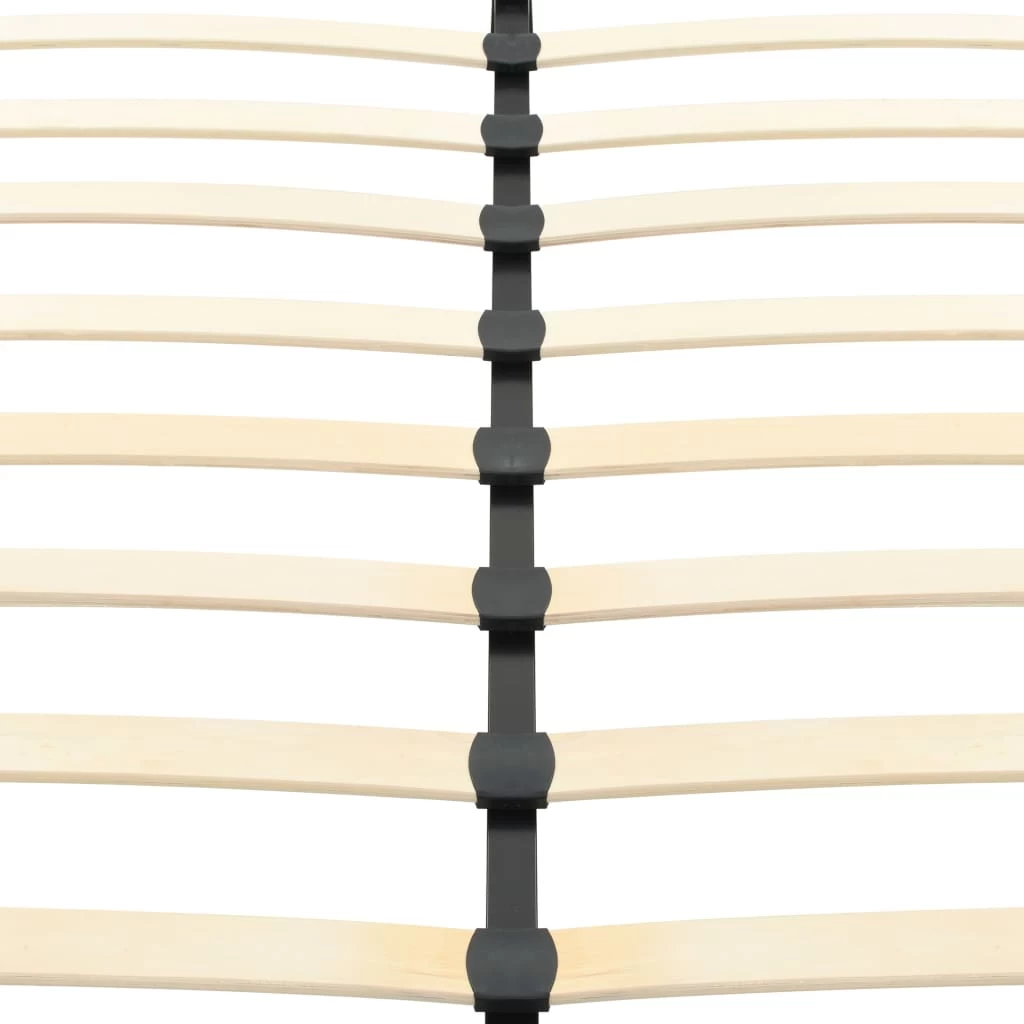 Bed Frame Black Faux Leather 106x203 Cm King Single 8 Bed Frame Black Faux Leather 106x203 Cm King Single - Image 6