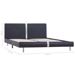 Bed Frame Black Faux Leather King -Best Bedding Store 8719883585307 g en hd 5