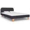 Bed Frame Dark Grey Fabric King Single -Best Bedding Store 8719883585598 a en hd 1
