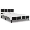 Bed Frame Black And White Faux Leather 106x203 Cm King Single -Best Bedding Store 8719883679761 a en hd 1