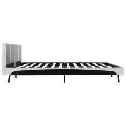 Bed Frame Black And White Faux Leather 183x203 Cm King -Best Bedding Store 8719883679792 g en hd 4