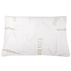 Giselle Bedding Set Of 2 Bamboo Pillow With Memory Foam -Best Bedding Store BAM SHED PILLOWX2 02 2