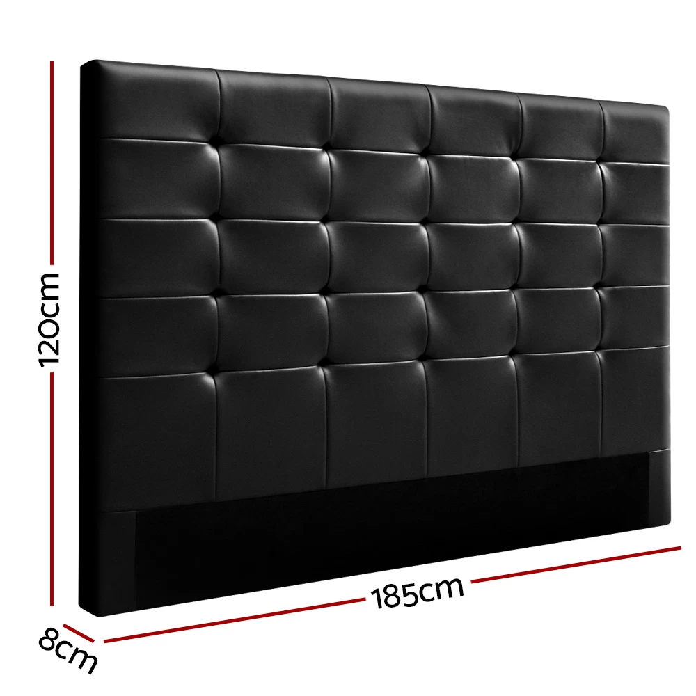 Artiss BENO King Size Bed Head Headboard Bedhead Leather Base Frame 4 Artiss BENO King Size Bed Head Headboard Bedhead Leather Base Frame - Image 2