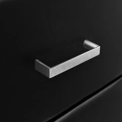 Artiss PVC Leather Bedside Table - Black 19 Artiss PVC Leather Bedside Table - Black -Best Bedding Store BFRAME E BSIDE BK 06