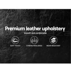 Artiss King Size Bed Frame Base Mattress Platform Leather Wooden Black NEO -Best Bedding Store BFRAME E NEO K BK ABC 06