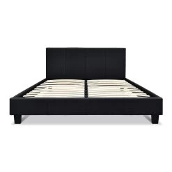 Bed Frame Queen Full Size Base Mattress Platform Fabric Wooden Charcoal NEO -Best Bedding Store BFRAME E NEO Q CHAR AB 02