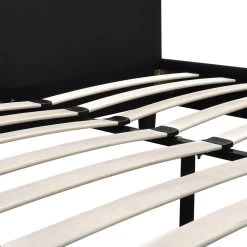 Bed Frame Queen Full Size Base Mattress Platform Fabric Wooden Charcoal NEO -Best Bedding Store BFRAME E NEO Q CHAR AB 06