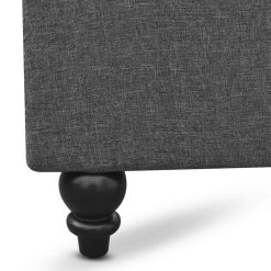 Artiss Double Size Wooden Upholstered Bed Frame Headboard - Grey -Best Bedding Store BFRAME E PIER D GY AB 07