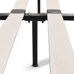 Artiss Double Size Wooden Upholstered Bed Frame Headboard - Grey -Best Bedding Store BFRAME E PIER D GY AB 08