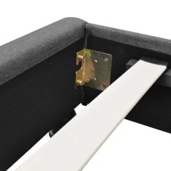 Artiss King Size Wooden Upholstered Bed Frame Headboard - Grey -Best Bedding Store BFRAME E PIER K GY AB 06