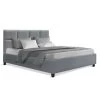 Artiss Double Full Size Bed Frame Base Mattress Fabric Wooden Grey TINO -Best Bedding Store BFRAME E TINO D GY AB 00