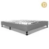 Artiss Double Size Fabric And Wood Bed Frame - Grey -Best Bedding Store BFRAME E TOMI D GY 00