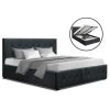 Artiss Gas Lift Double Bed Frame - Charcoal -Best Bedding Store BFRAME F ROCA GAS D CHAR ABC 00