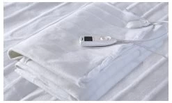 Polyester Fully Fitted Heated Electric Blanket With Timer Double