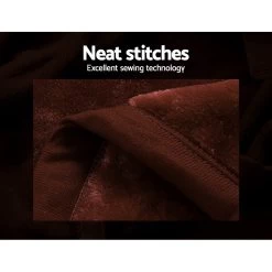 Giselle Bedding Faux Mink Blanket Winter Quilt Duvet Fleece Throw Rug Brown King -Best Bedding Store BLANKET FM K BW 05