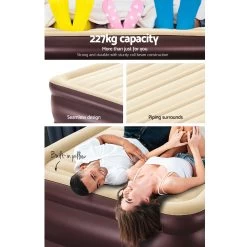 Bestway Single Air Bed Inflatable Mattress Sleeping Mat Battery -Best Bedding Store BW BED S 43 67596 05