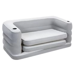 Bestway 2 In 1 Inflatable Sofa Bed - Grey 14 Bestway 2 In 1 Inflatable Sofa Bed - Grey -Best Bedding Store BW SOFA 75063 GREY 03