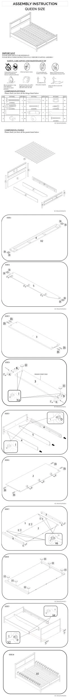 Alice Bed Queen Oak Colour 19 Alice Bed Queen Oak Colour -Best Bedding Store Bed20Frame20Queen