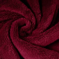 Giselle Bedding Electric Throw Blanket - Burgundy -Best Bedding Store EB THROW RUG BGD 02