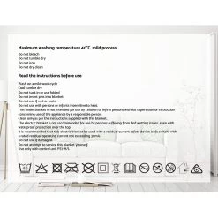 Giselle Bedding Electric Heated Throw Rug Washable Fleece Snuggle Blanket Brown -Best Bedding Store EB THROW RUG CF LATTE 06