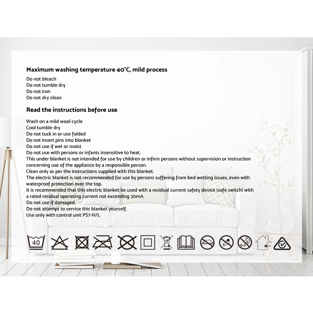 Giselle Bedding Electric Throw Rug Flannel Snuggle Blanket Washable Heated Grey And White Checkered 9 Giselle Bedding Electric Throw Rug Flannel Snuggle Blanket Washable Heated Grey And White Checkered - Image 7