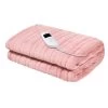 Giselle Bedding Heated Electric Throw Rug Fleece Sunggle Blanket Washable Pink -Best Bedding Store EB THROW RUG PK 00