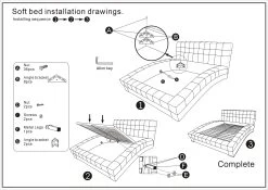 ELegance Bedframe Queen Size -Best Bedding Store Elegance.AI 1