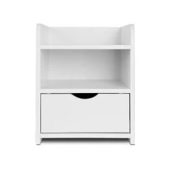 Artiss Bedside Table Drawer - White -Best Bedding Store FURNI C BS TOGO WH 02