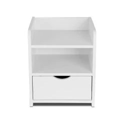 Artiss Bedside Table Drawer - White -Best Bedding Store FURNI C BS TOGO WH 03