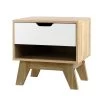 Artiss Bedside Table Drawer Nightstand Shelf Cabinet Storage Lamp Side Wooden 2 Artiss Bedside Table Drawer Nightstand Shelf Cabinet Storage Lamp Side Wooden -Best Bedding Store FURNI E ARD WH 00 1