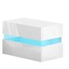 Artiss Bedside Table 2 Drawers RGB LED Side Nightstand High Gloss Cabinet White -Best Bedding Store FURNI L LED BS01 WH 00 1
