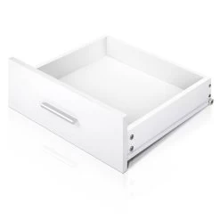 Artiss Bedside Tables Drawers Storage Cabinet Drawers Side Table White -Best Bedding Store FURNI SIDE SHELF WH 07